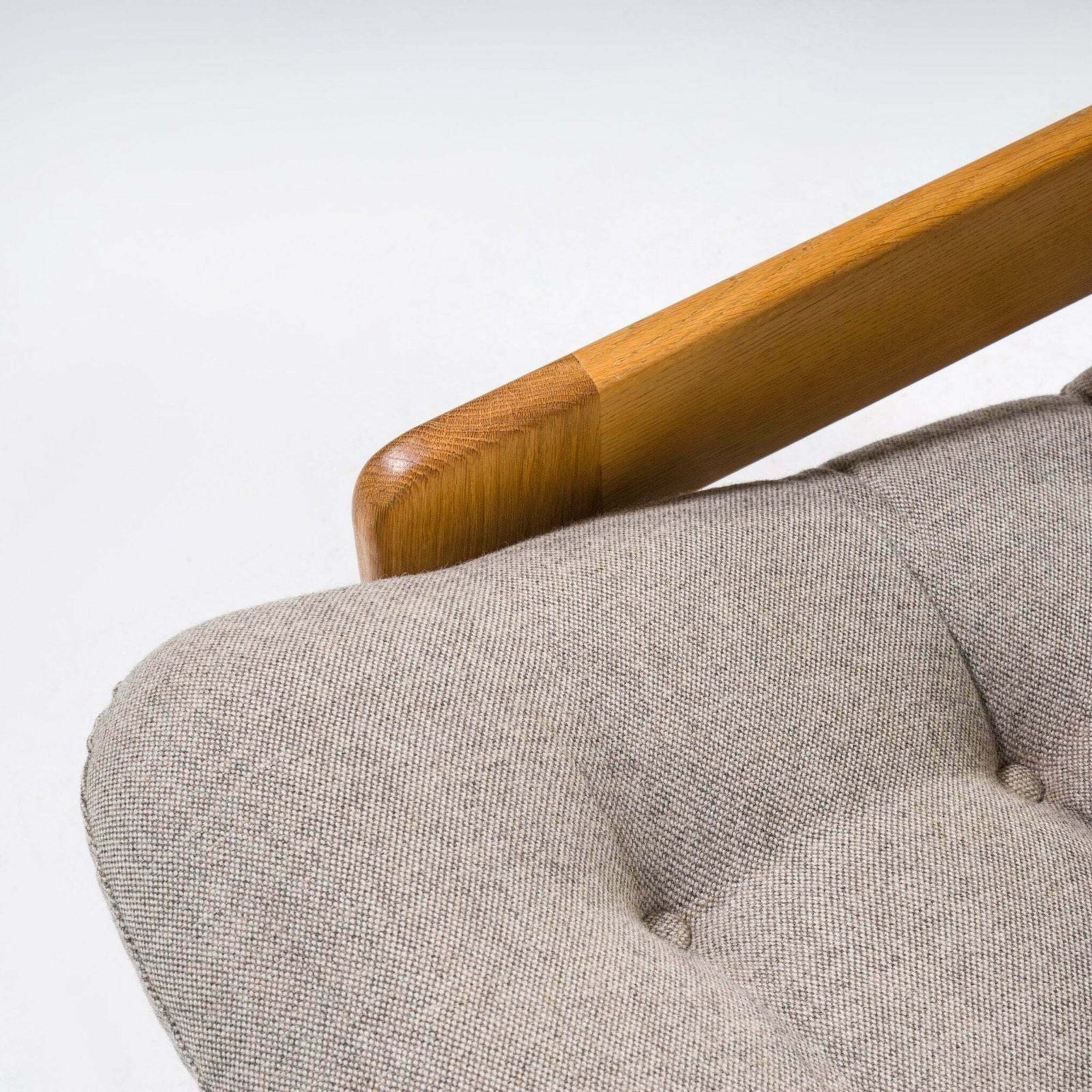 photo vinterior Yngve Ekström For Swedese Set Of Single Sofa And Footstool, 1960s