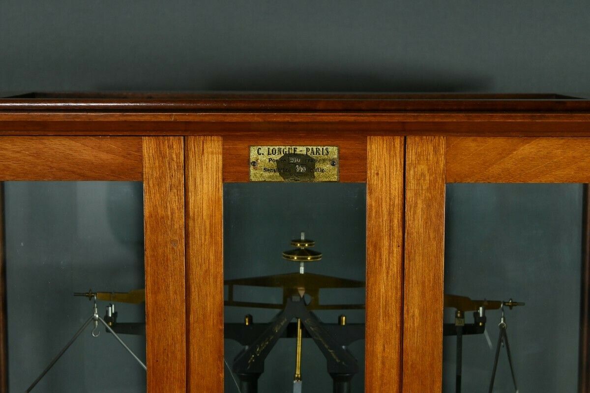 Aperiodic Precision Balance In Mahogany, A.Collot & C.Longue – 1900 photo buy