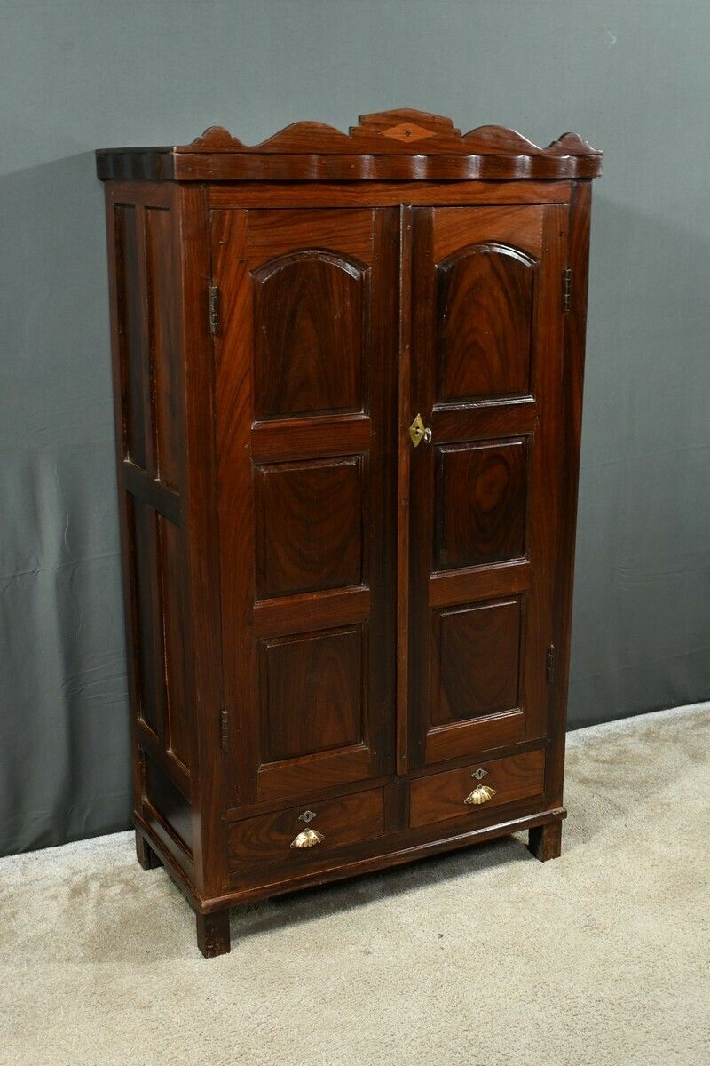 Pondicherry Spice Cabinet, In Teak And Rosewood – 1900 photo furniture