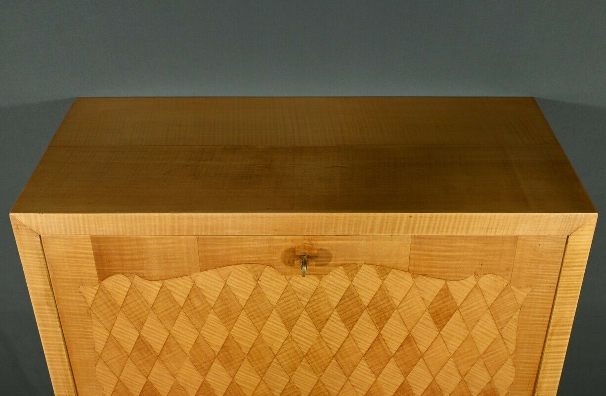 Lemonwood Secretary, Art Deco Style – 1950 photo vinterior