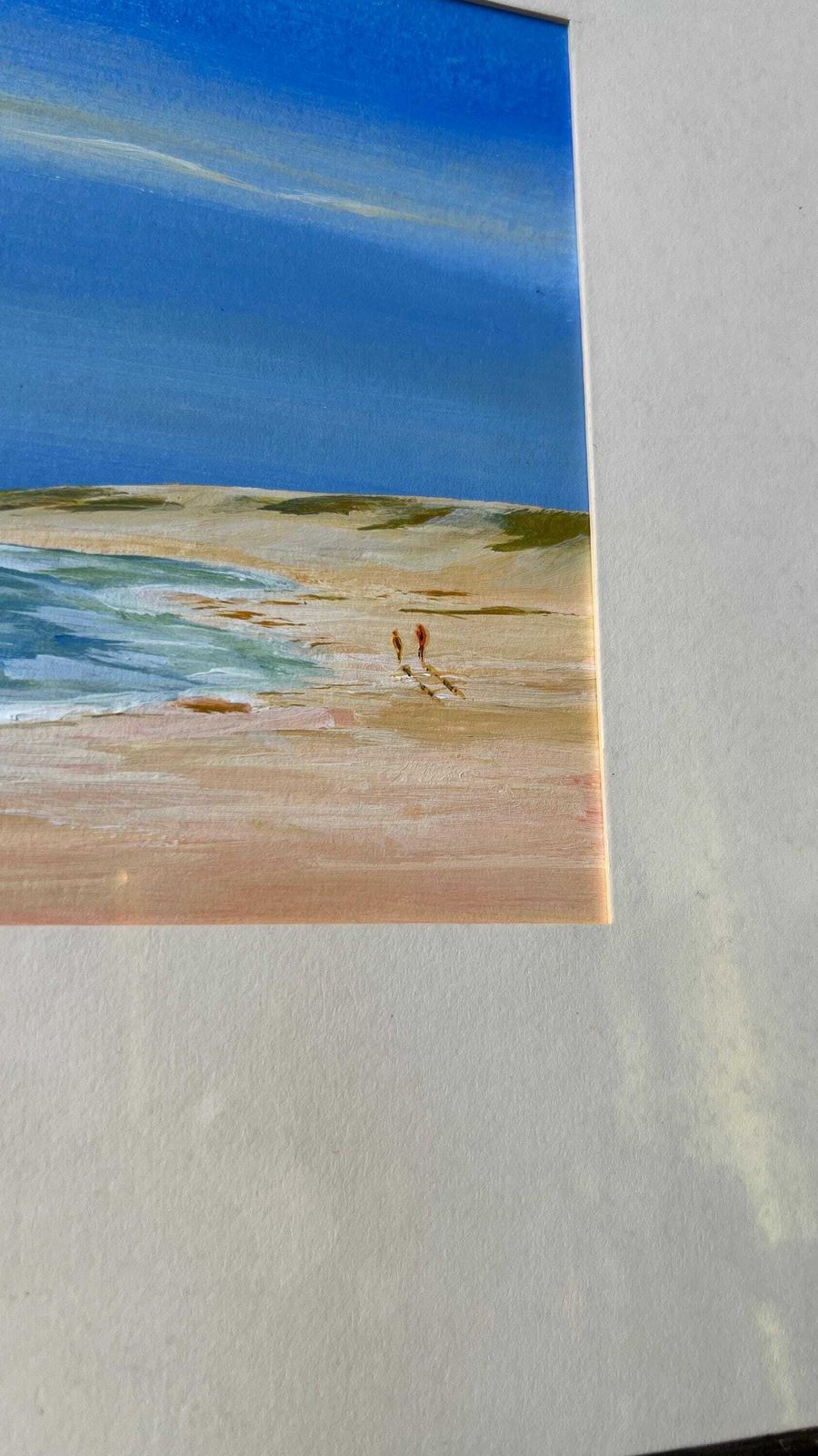 Original Signed And Framed Acrylic Seascape Painting By C. J. Smith photo vinterior