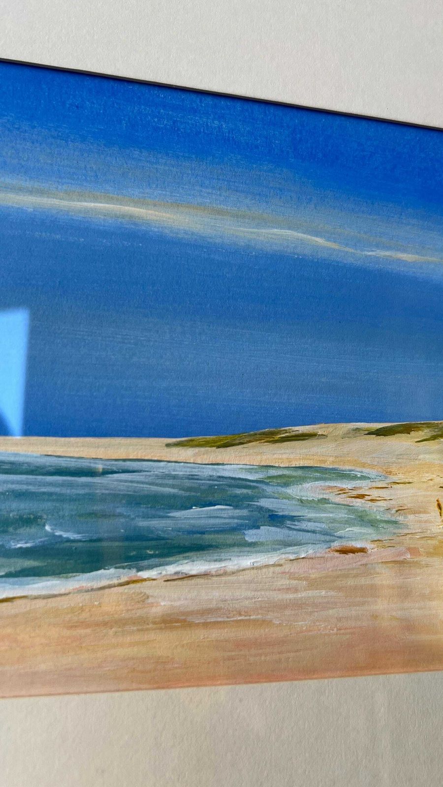 Original Signed And Framed Acrylic Seascape Painting By C. J. Smith photo buy