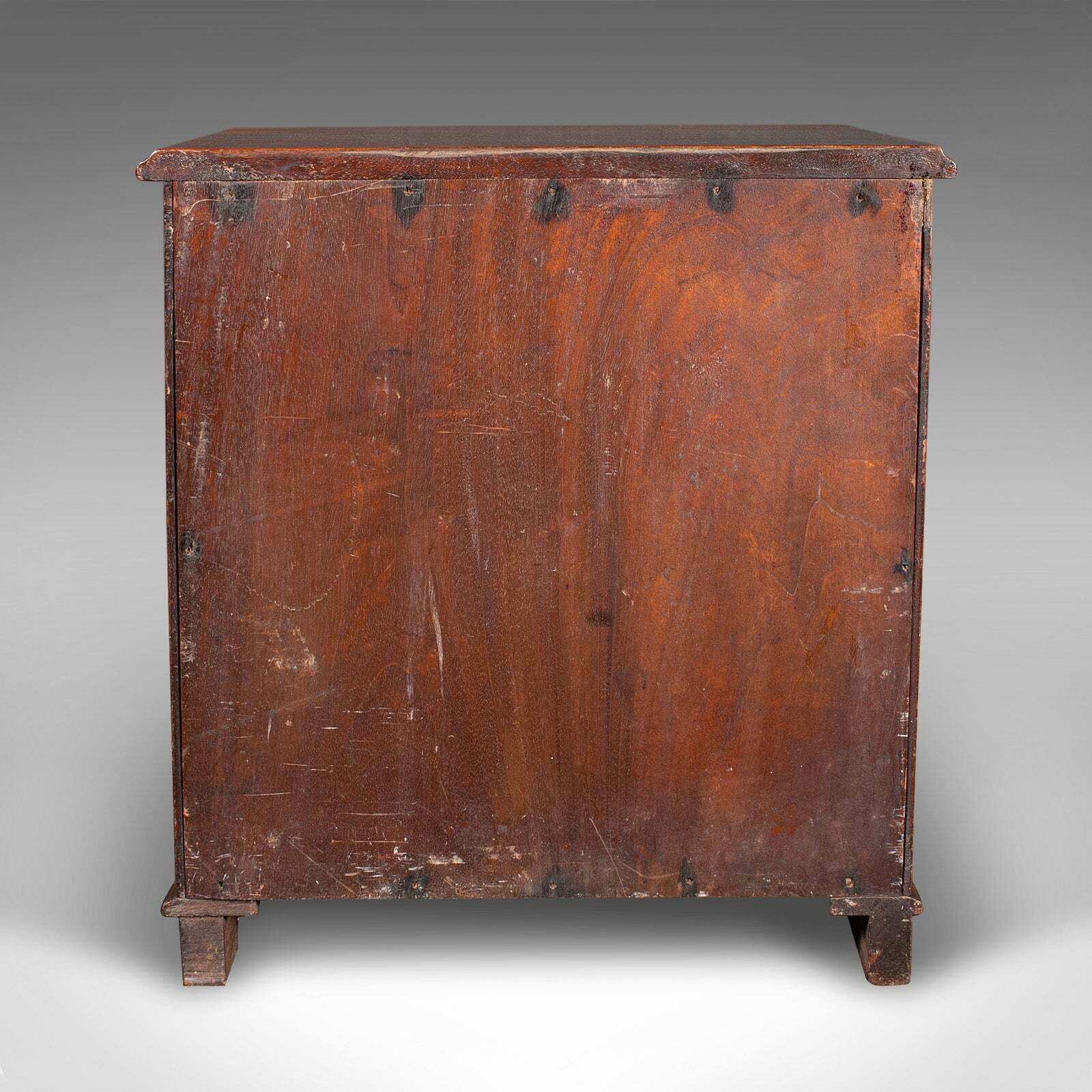 Antique Desktop Specimen Case, English, Miniature Chest Of Drawers, Victorian photo 795.0