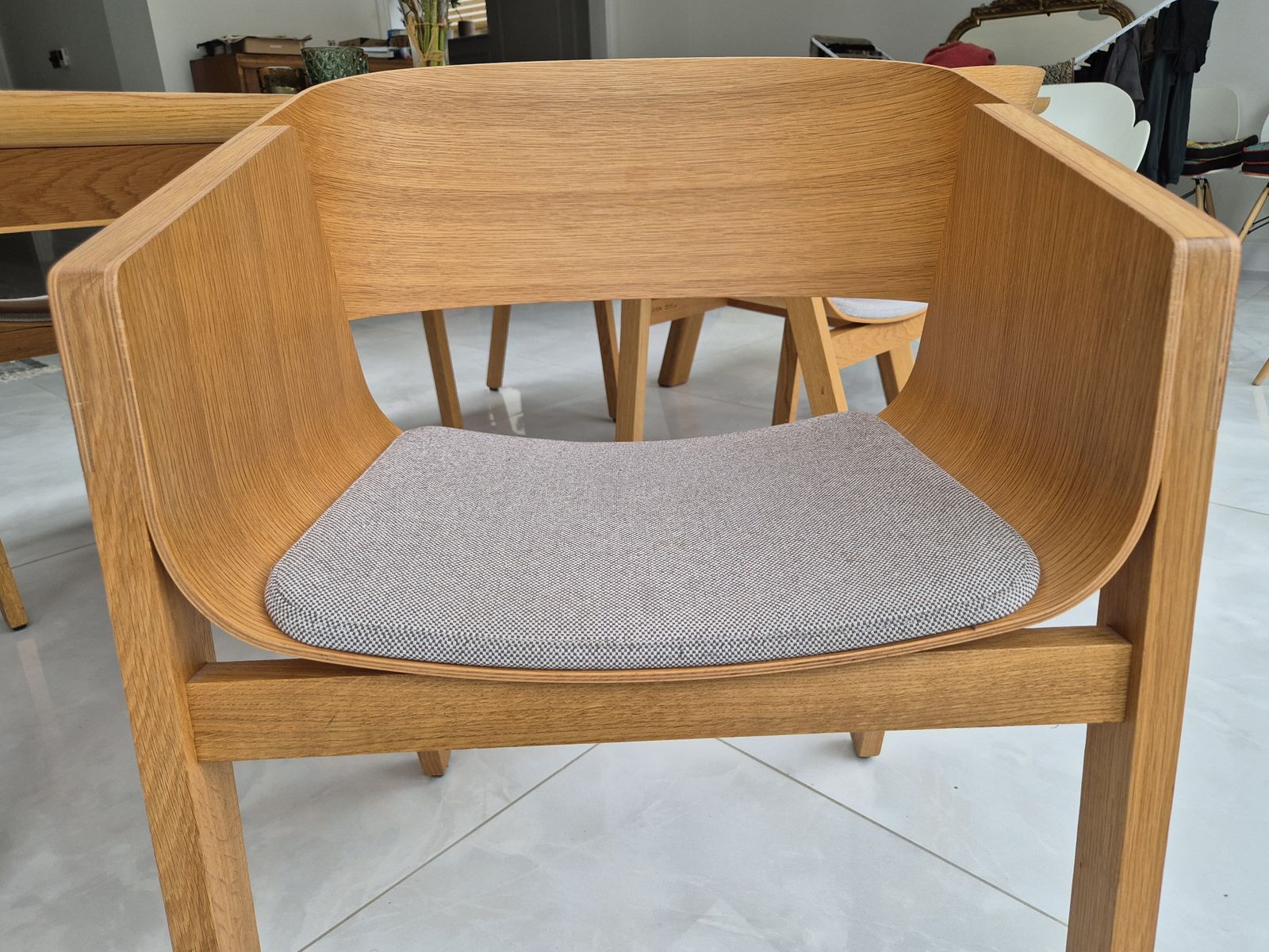Ton Solid Beech Designer Dining Table And Merano Chairs photo for sale