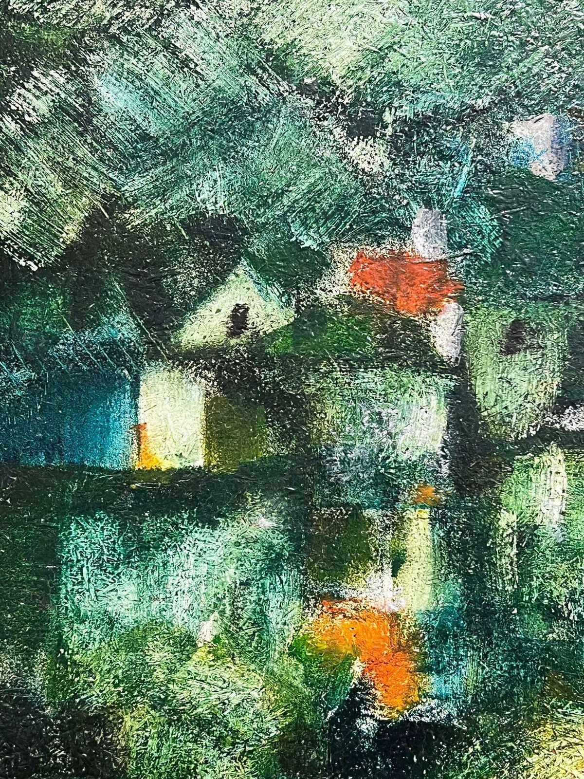 Gerard Guegueniatabstract Expressionist Oil French Modernist Landscape Painting Signed photo Art