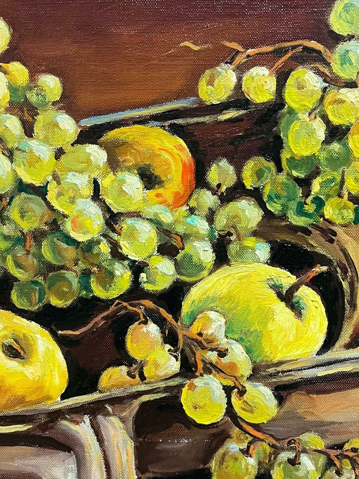 Georges Bordonovecontemporary French Impressionist Oil Classical Still Life Of Fruit photo buy