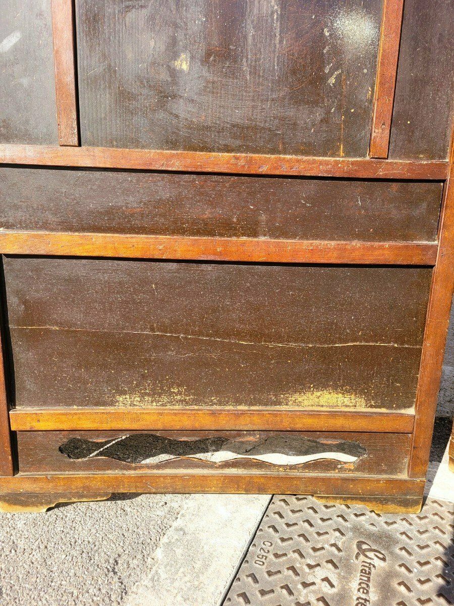 4500.0 Screen With Lacquer Panels, Meiji Japan, Late 19th Century photo