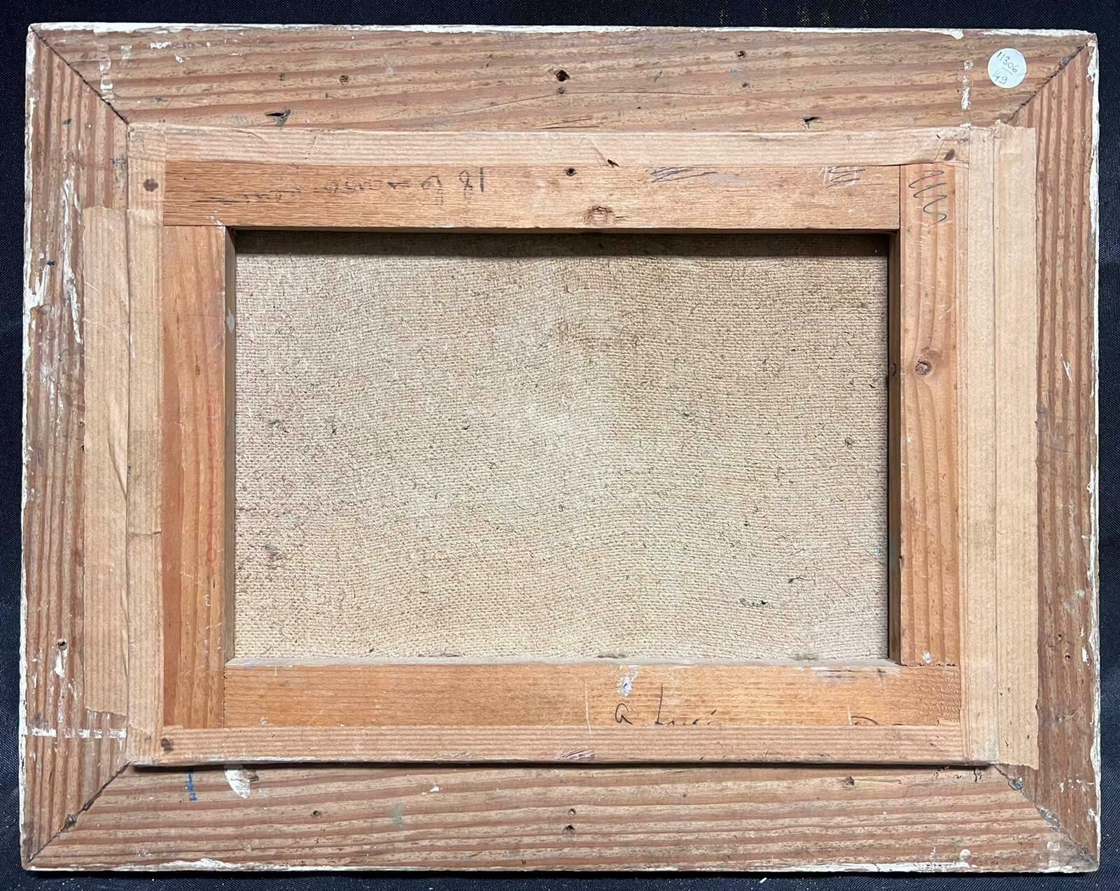 Pierre Pruvost1950's French Post Impressionist Signed Oil View Over Antibes Rooftops1950's photo buy