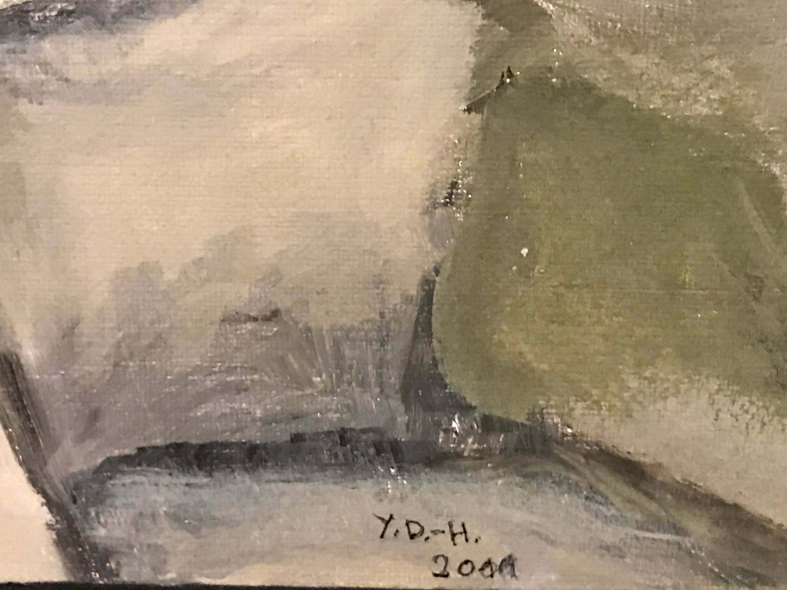 Yvette Dubois Habasquelarge French Abstract Oil Paintingc.2011 photo 3590.0