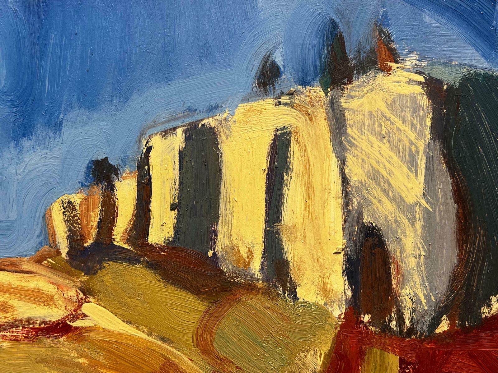 Elisabeth Hahn20th Century German Modernist Oil Painting   Landscape20th Century photo for sale