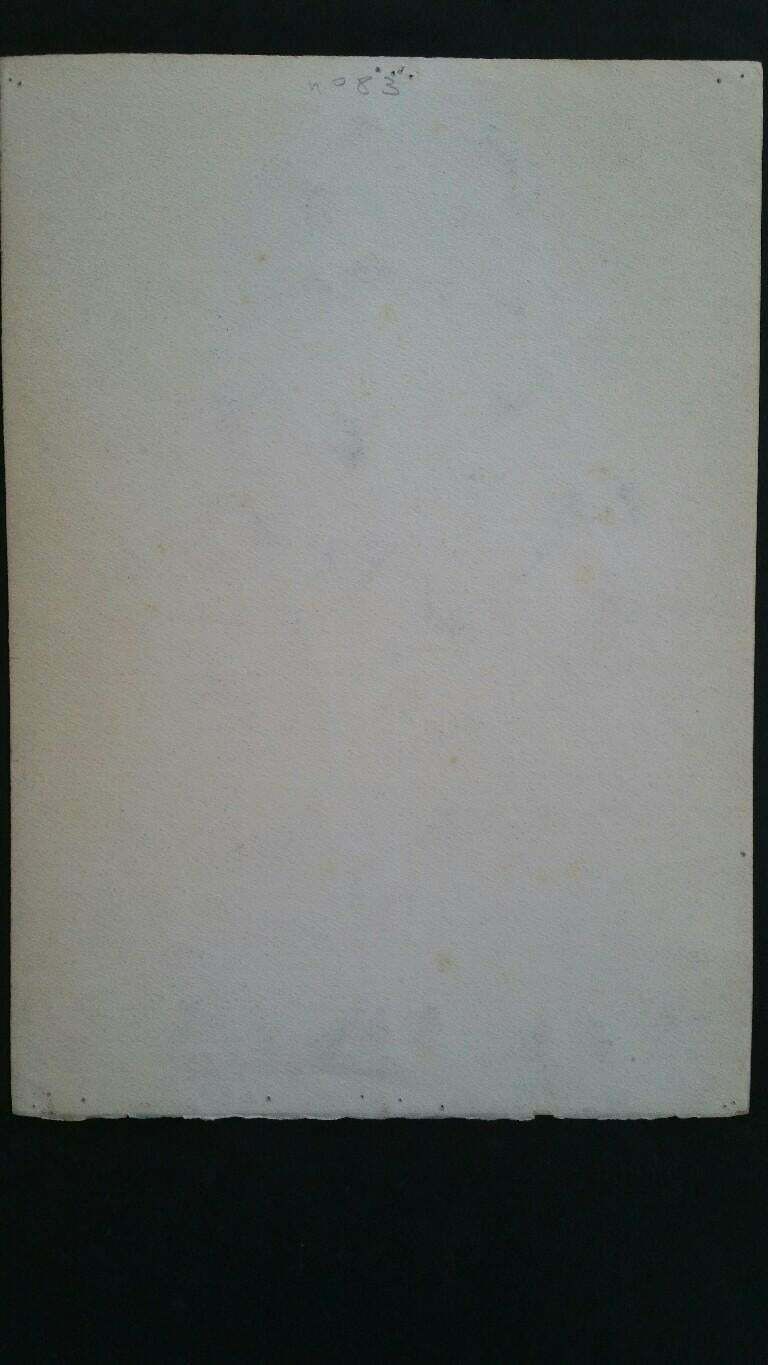 photo for sale Henri Milochfrench Watercolour Ecole De Paris Mid 20th Century Roses 1940's