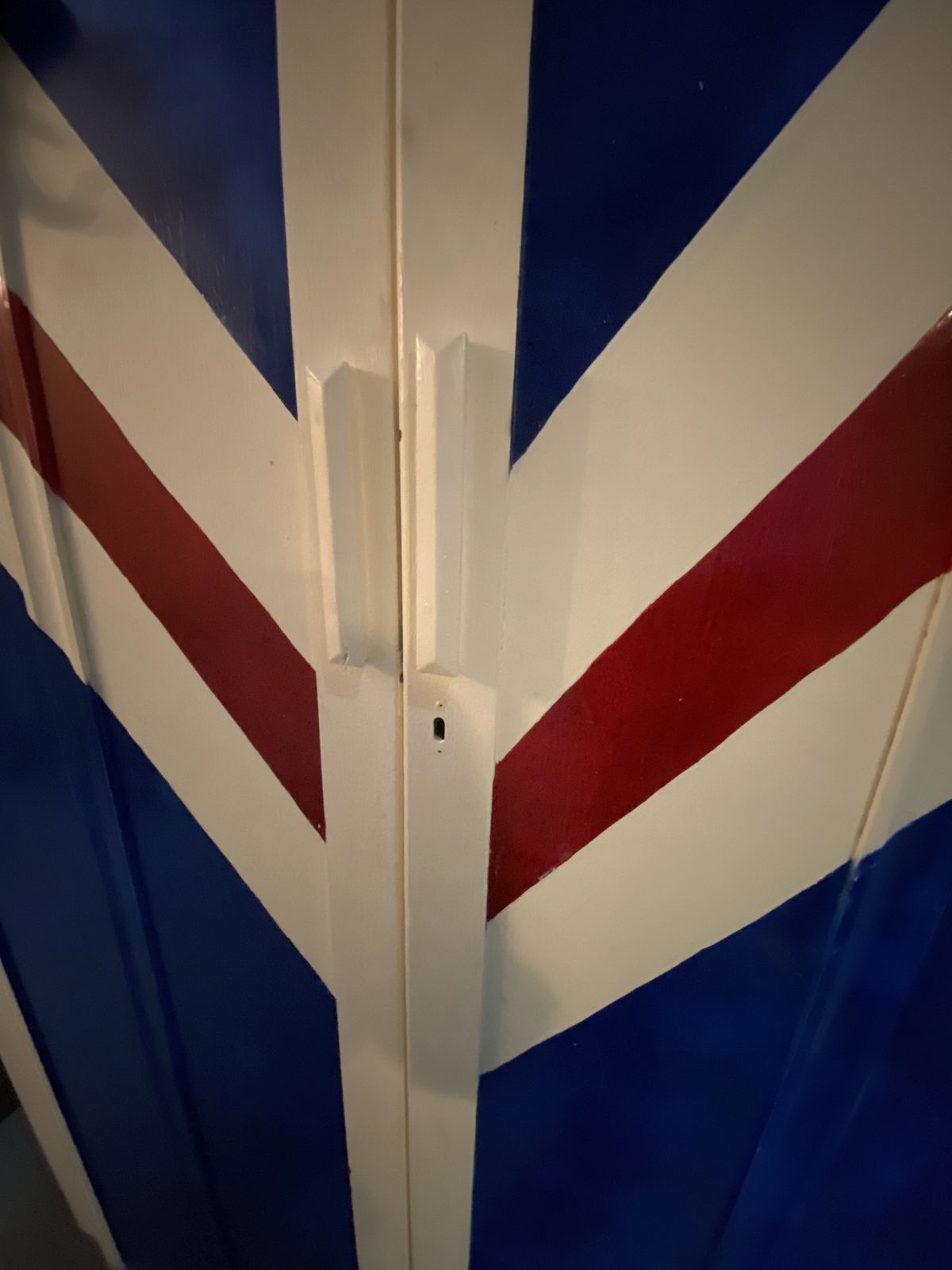 Wardrobe   Hand Painted By Local Artist With Union Jack Design photo for sale