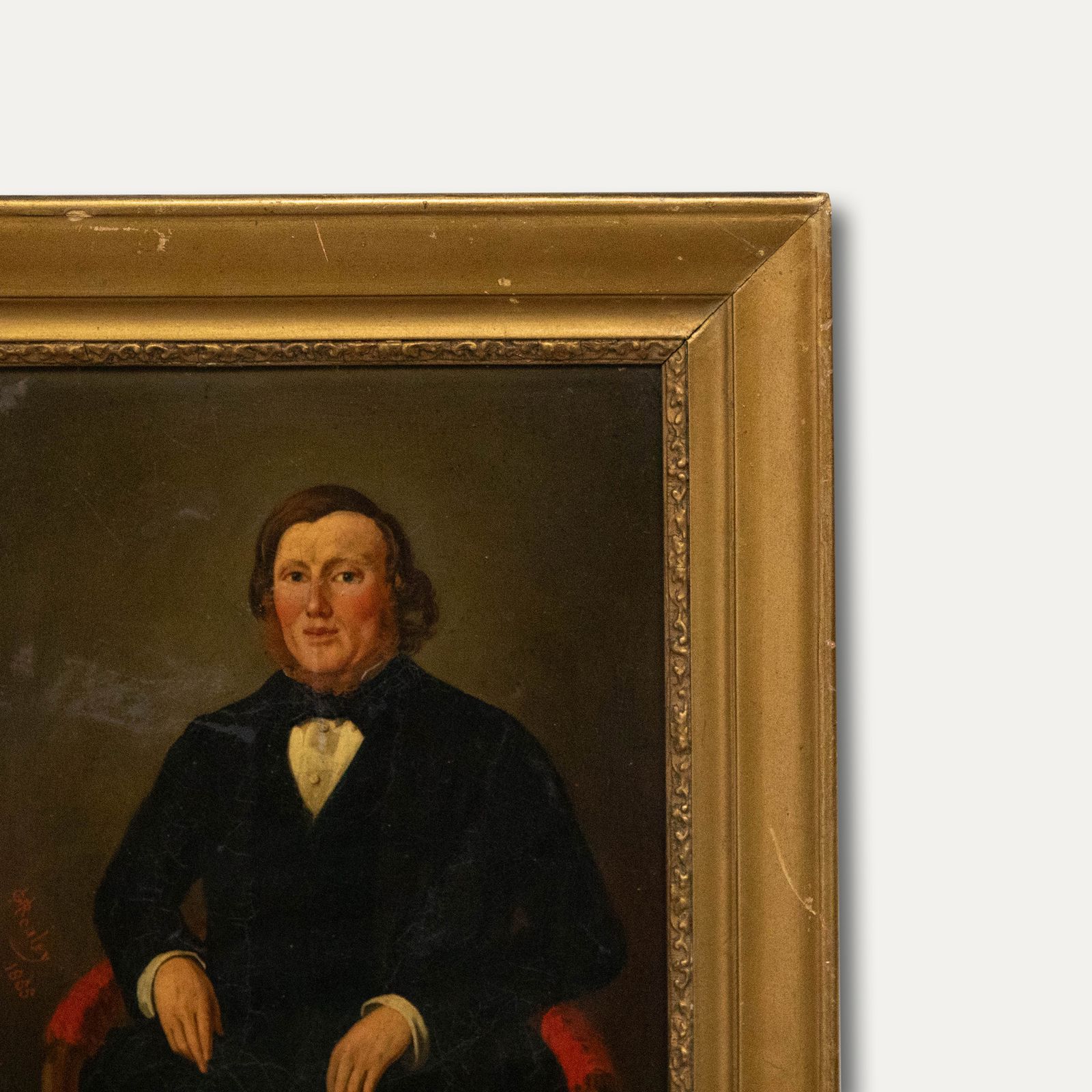 G. R. Healey C.1855 Oil, Portrait Of William King photo 325.0