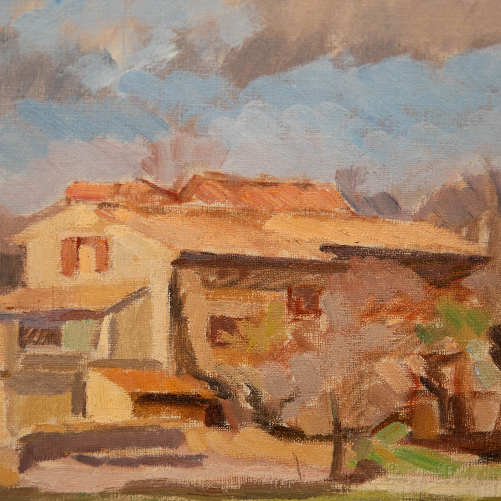 Bertrand Py (1895 1973) Mid 20th Century Oil, Plou, France photo Art