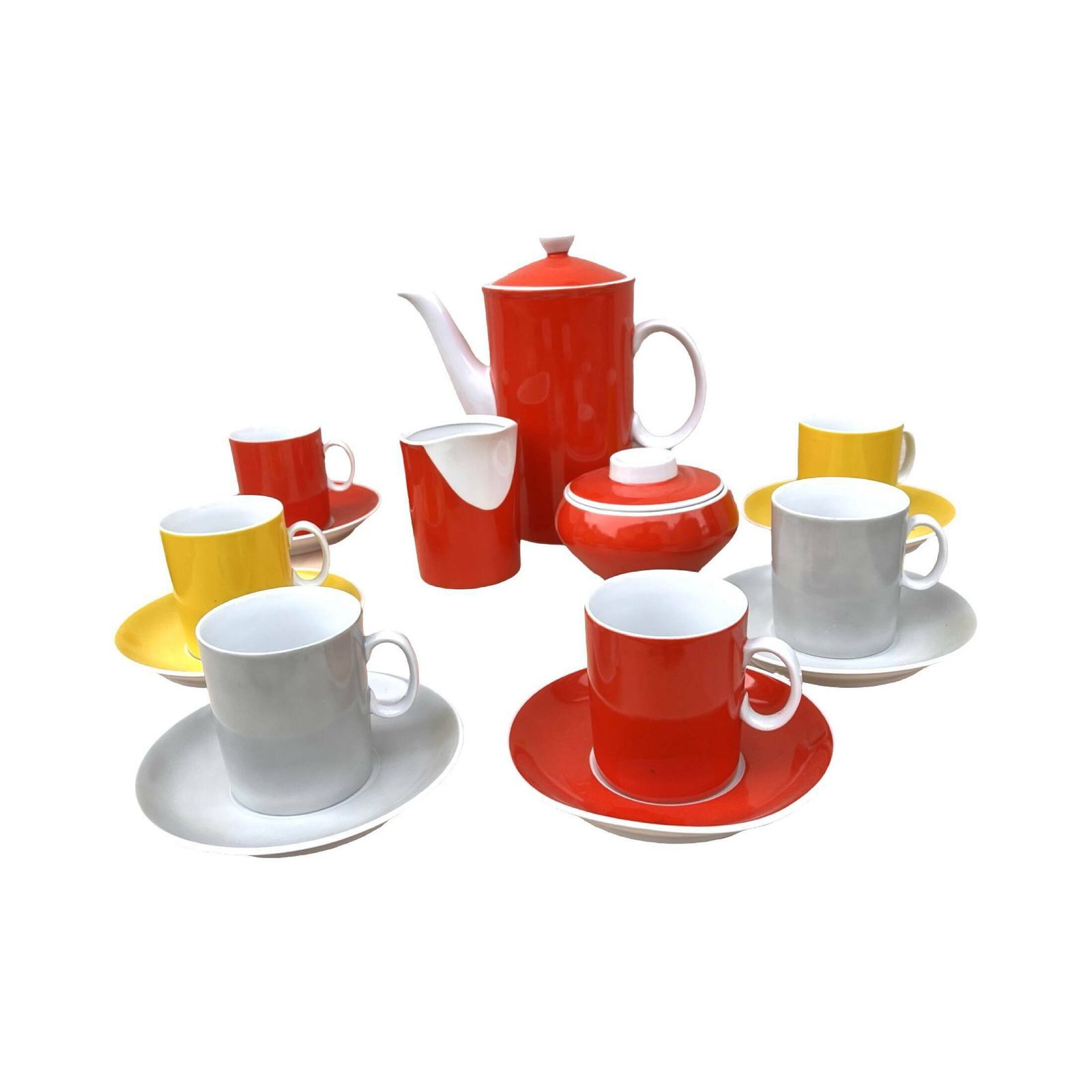 Home Decor Coffee Service For 6 People, Milo Designed By A. Sadulski, Karolina Table Porcelain Plant, photo
