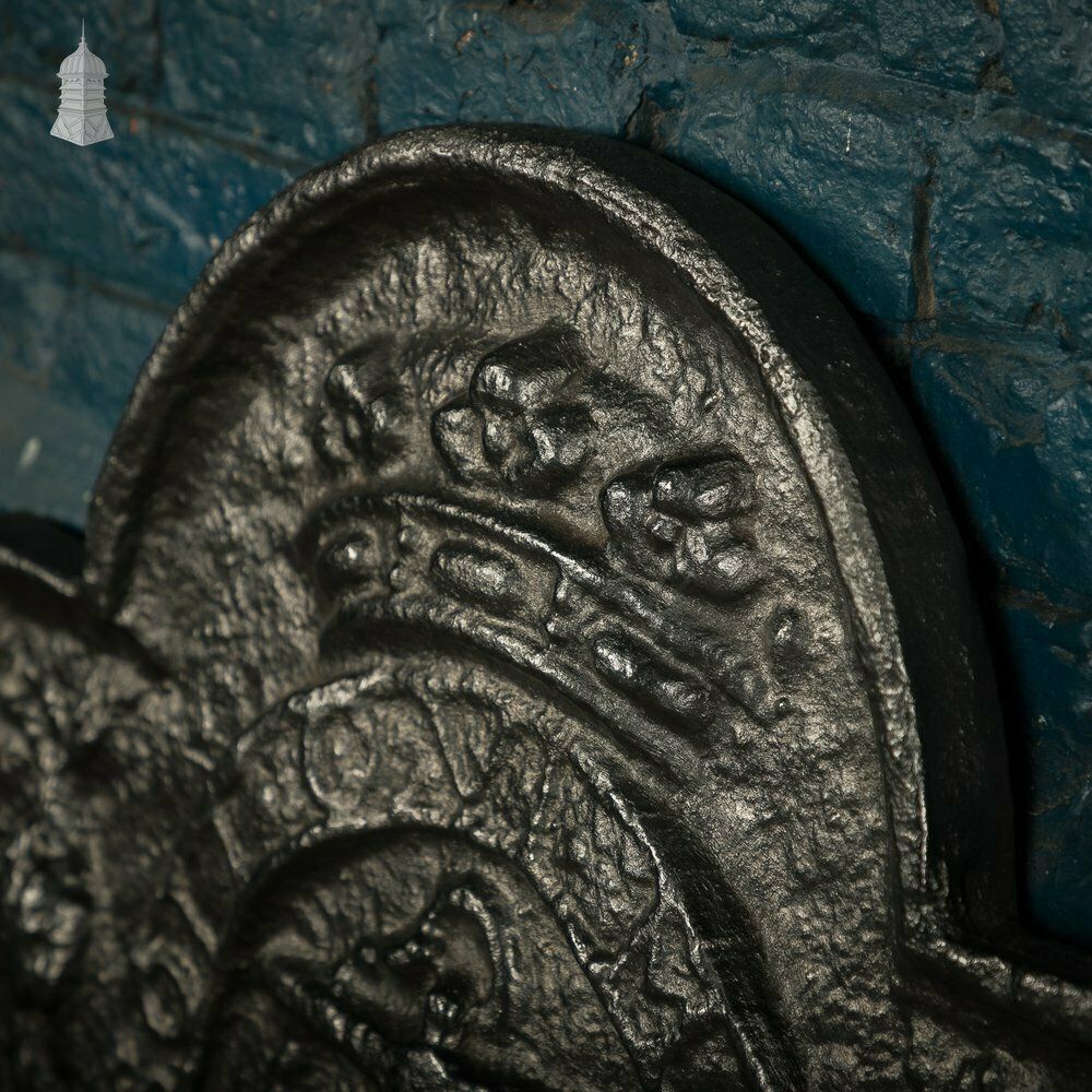 Maritime Fire Back, Cast Iron Backplate photo Home Fixtures
