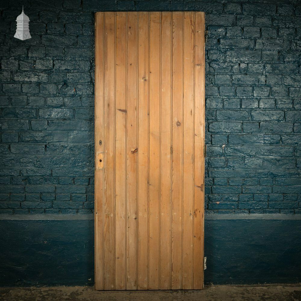 photo furniture Framed Plank Door, Beaded Pine