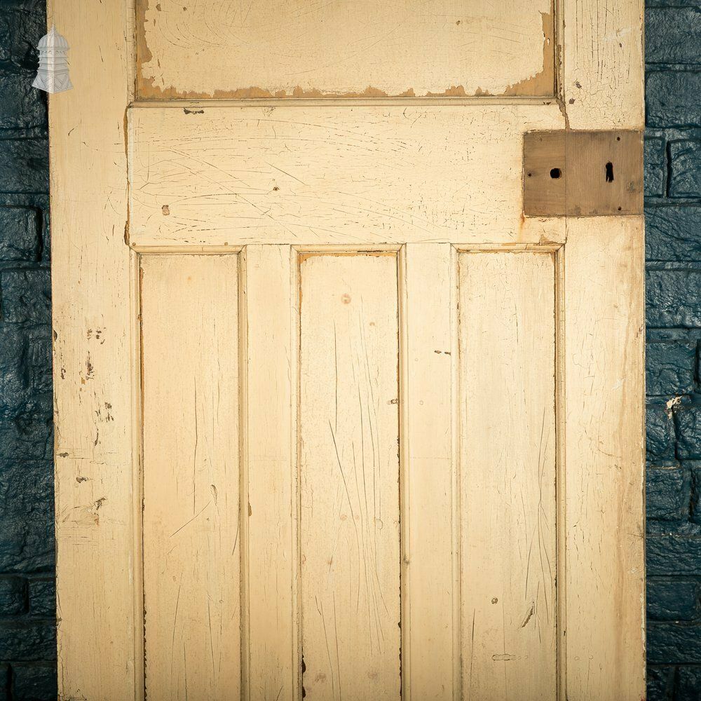 Home Fixtures Pine Panelled Door, 1930's Style photo