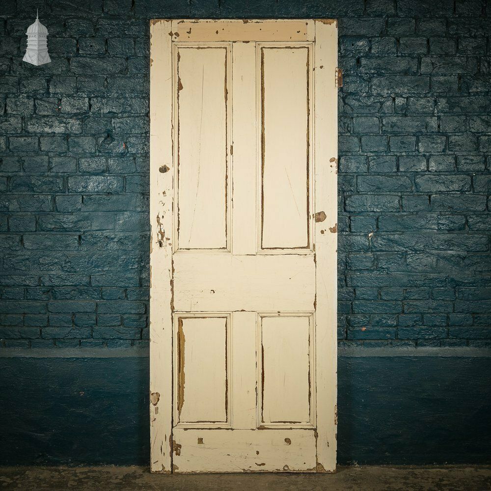 photo for sale Pine Panelled Door, Moulded 4 Panel
