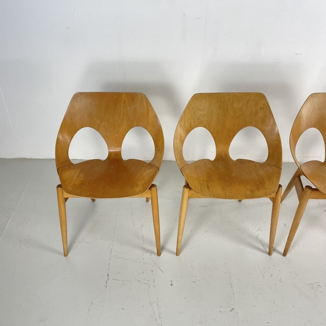 Set Of 4 1950s Carl Jacobs Kandya Jason Chairs photo furniture