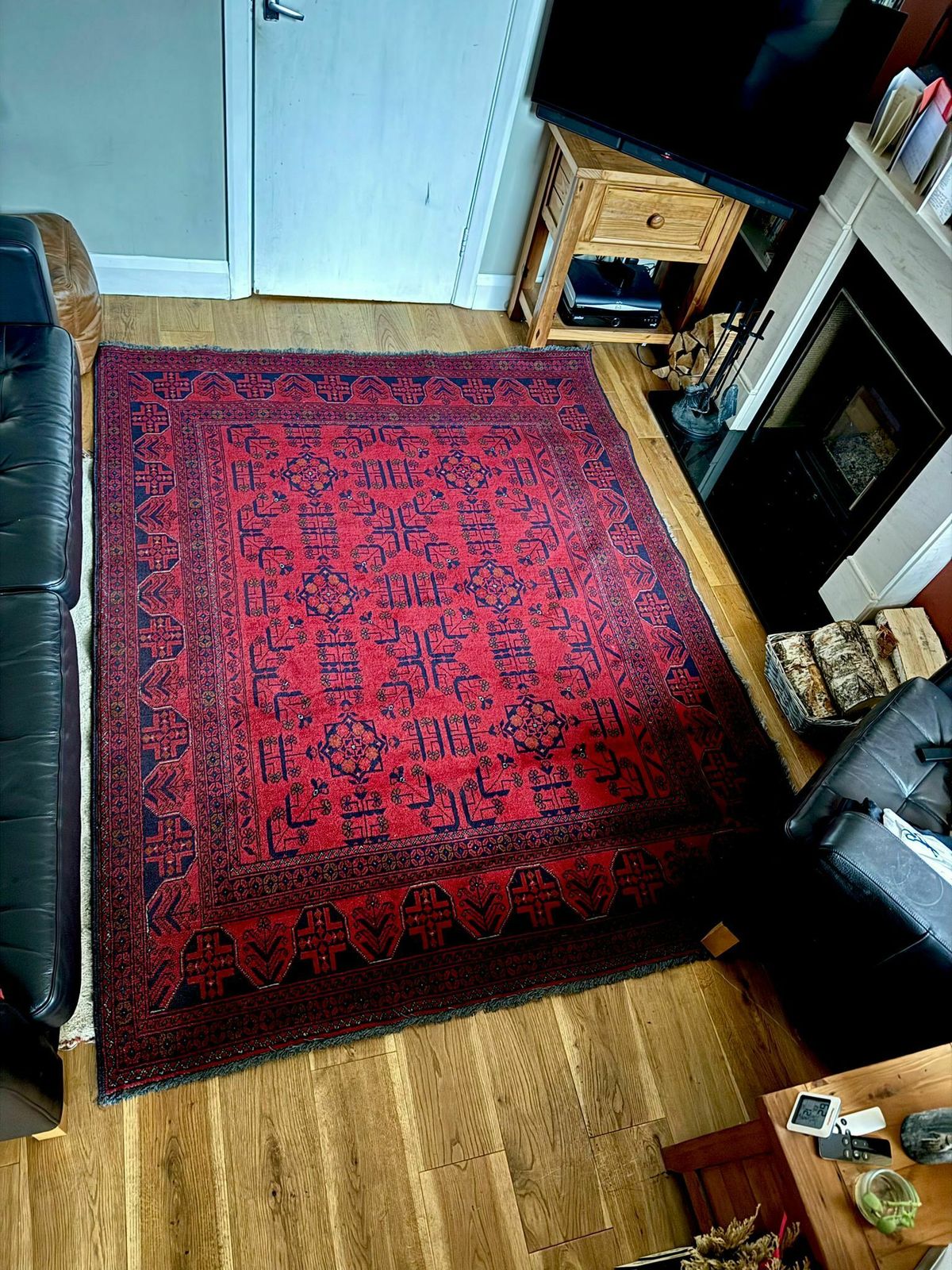Gooch Oriental Khal Mohamadi Rug, Red 225cmx176vm photo for sale