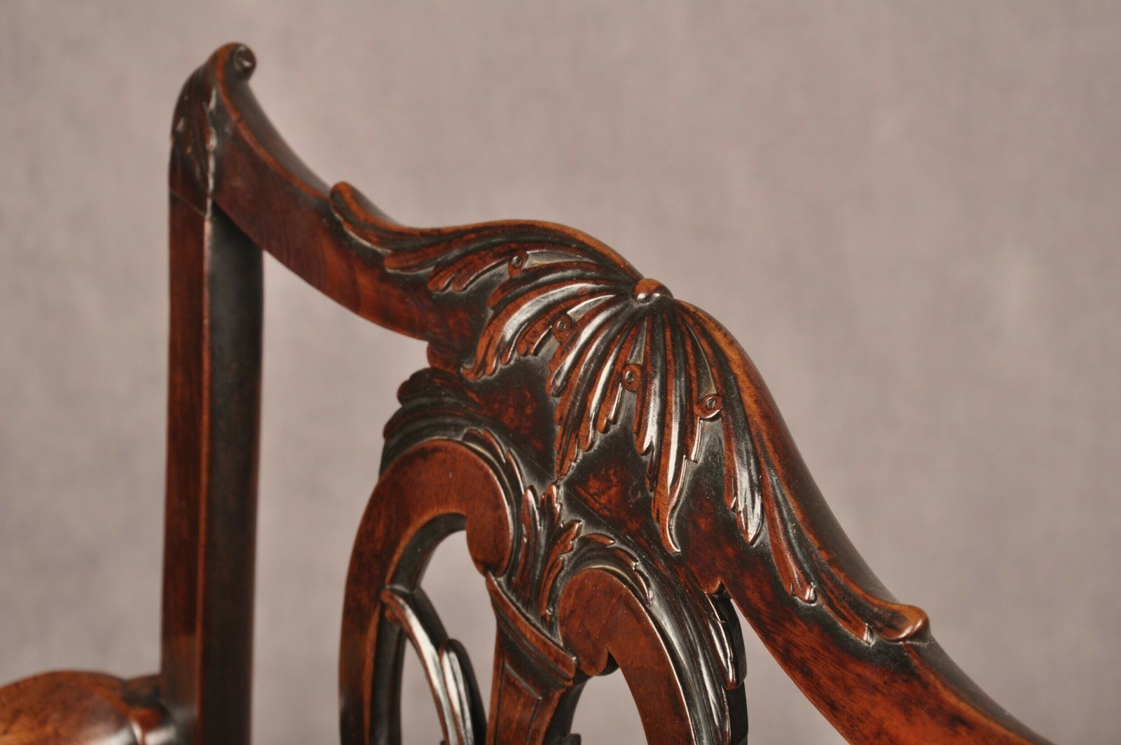 photo for sale Fine 18th Century Mahogany Chippendale Armchair