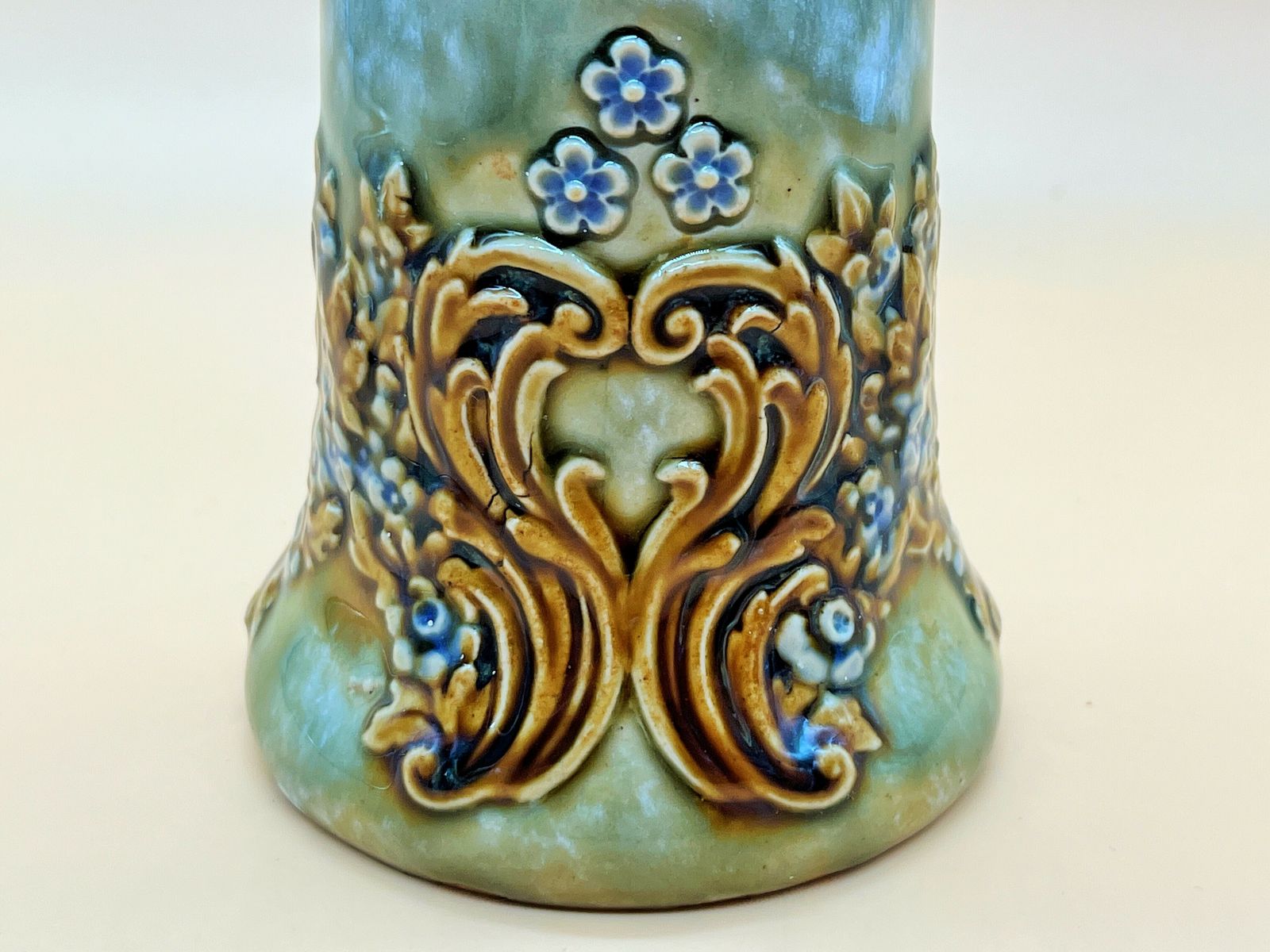 Georgie Smith Royal Doulton Pottery Art Nouveau Vase. 5754. C1910. photo furniture