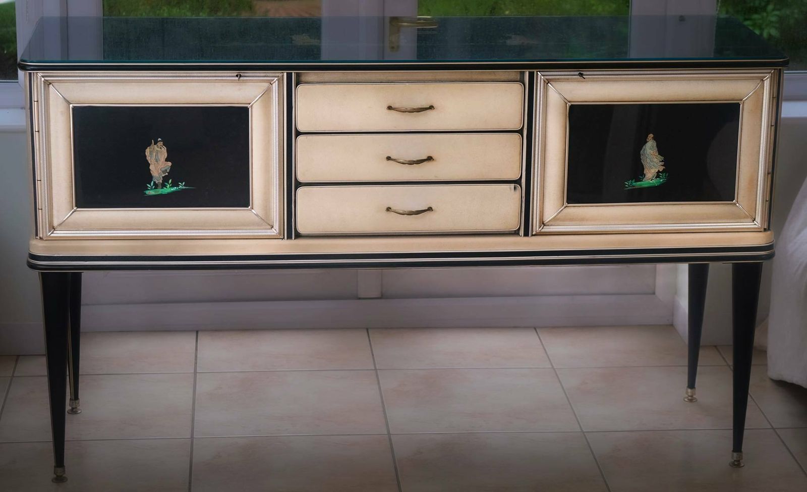 Sideboard For Harrods Umberto Mascagni Chinoiserie 1950's Rare photo furniture