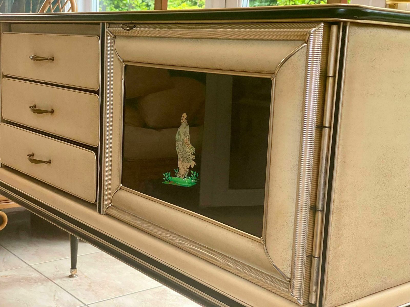 photo furniture Sideboard For Harrods Umberto Mascagni Chinoiserie 1950's Rare