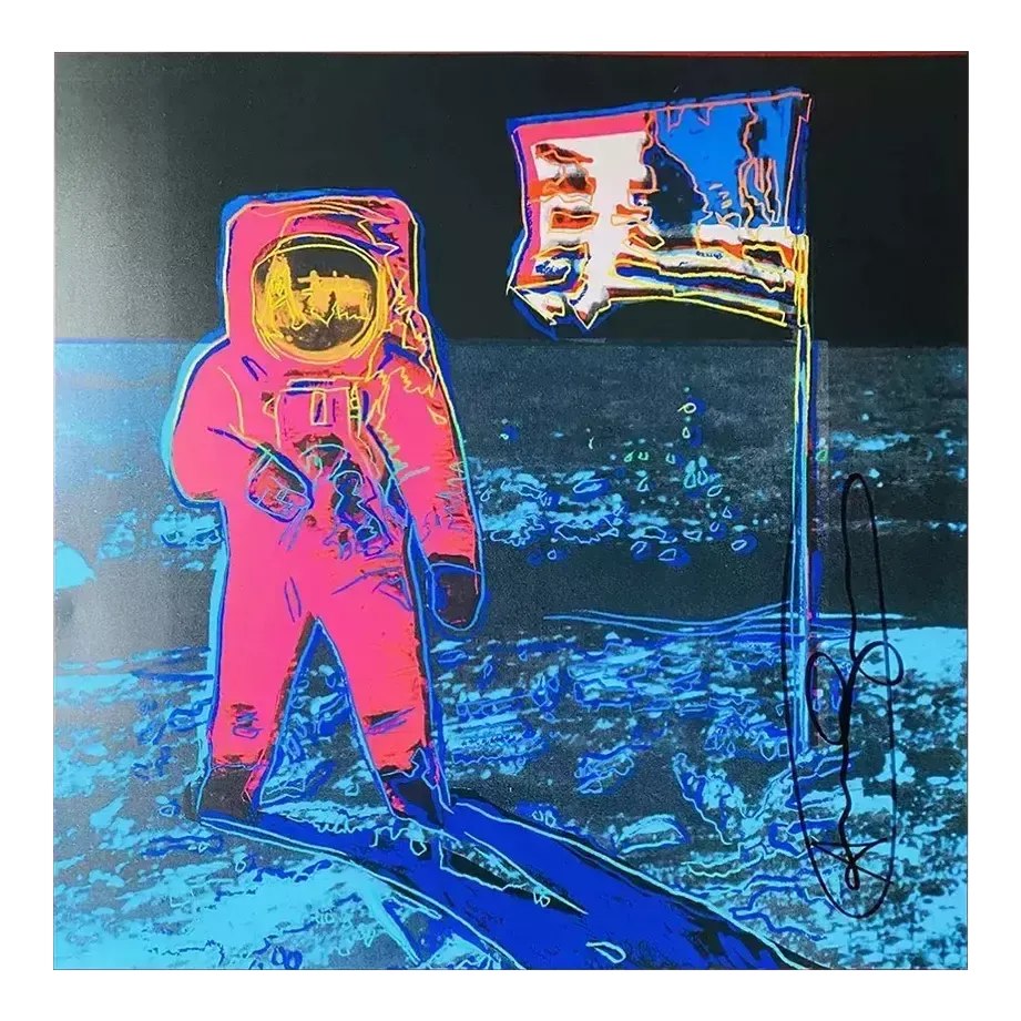 1986 Carnegie Museum Of Art After Andy Warhol   Moonwalk Lithograph