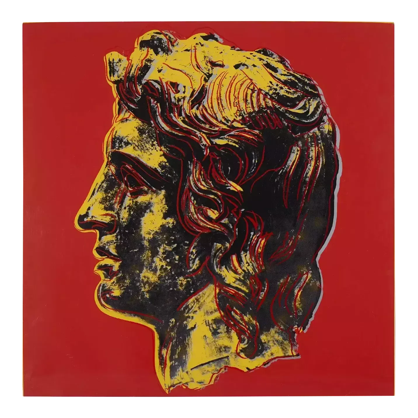 1986 Carnegie Museum Of Art After Andy Warhol, Alexander The Great Lithograph