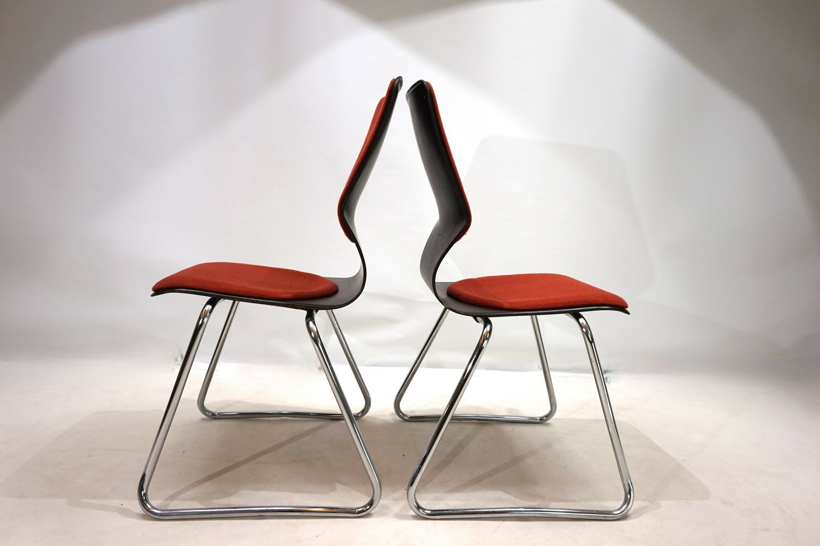 Flötotto Set Of 2 Pagwood Chairs By Elmar Flötotto photo vinterior