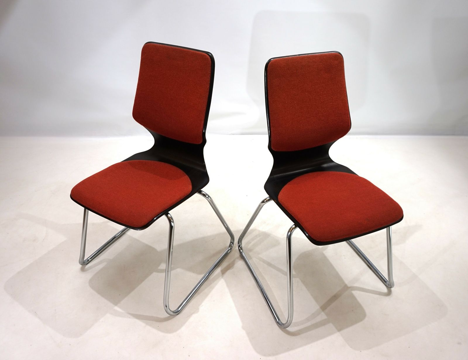 Furniture Flötotto Set Of 2 Pagwood Chairs By Elmar Flötotto photo