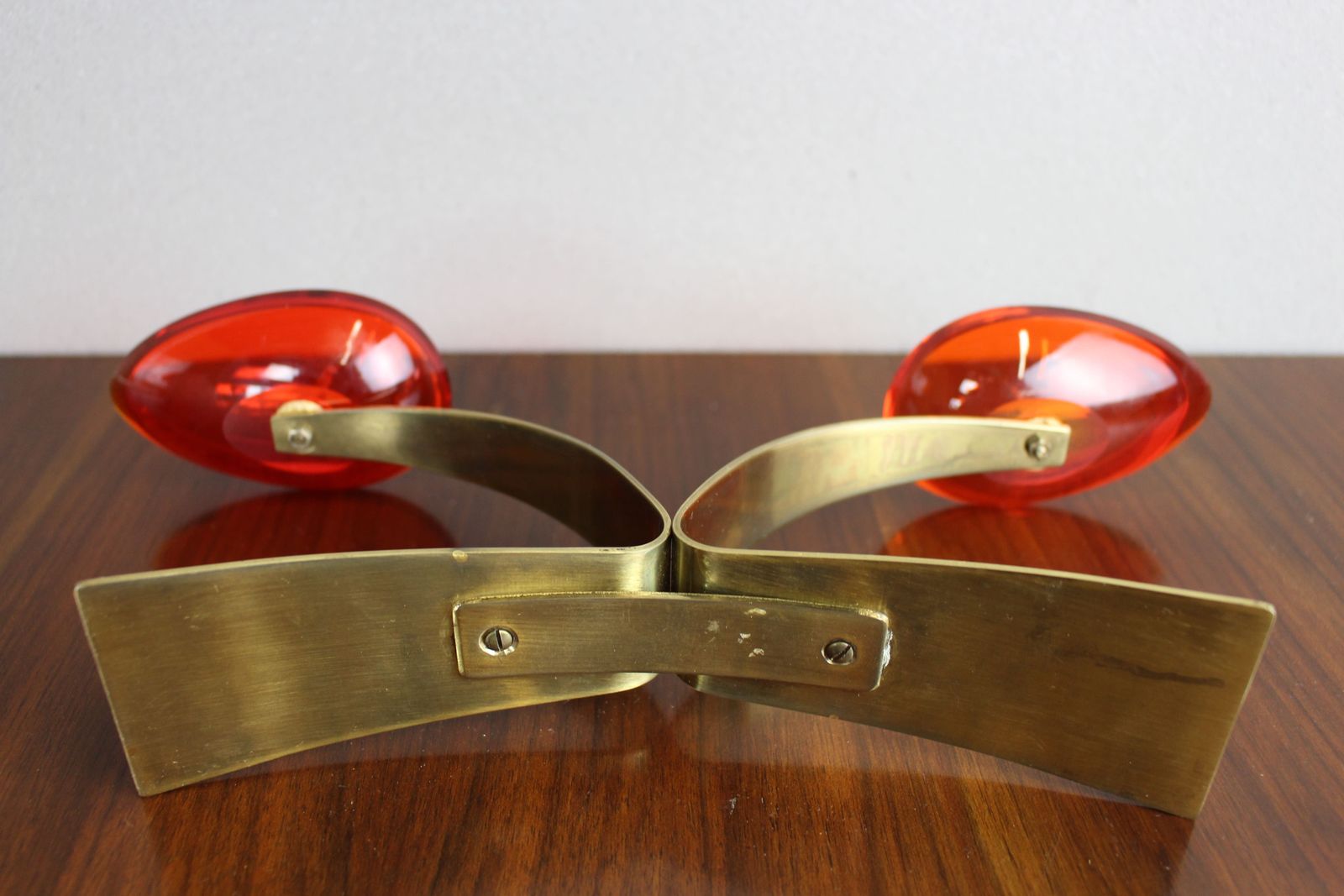 Smart Brass Candleholder Circa 1960 Possibly French photo 205.0