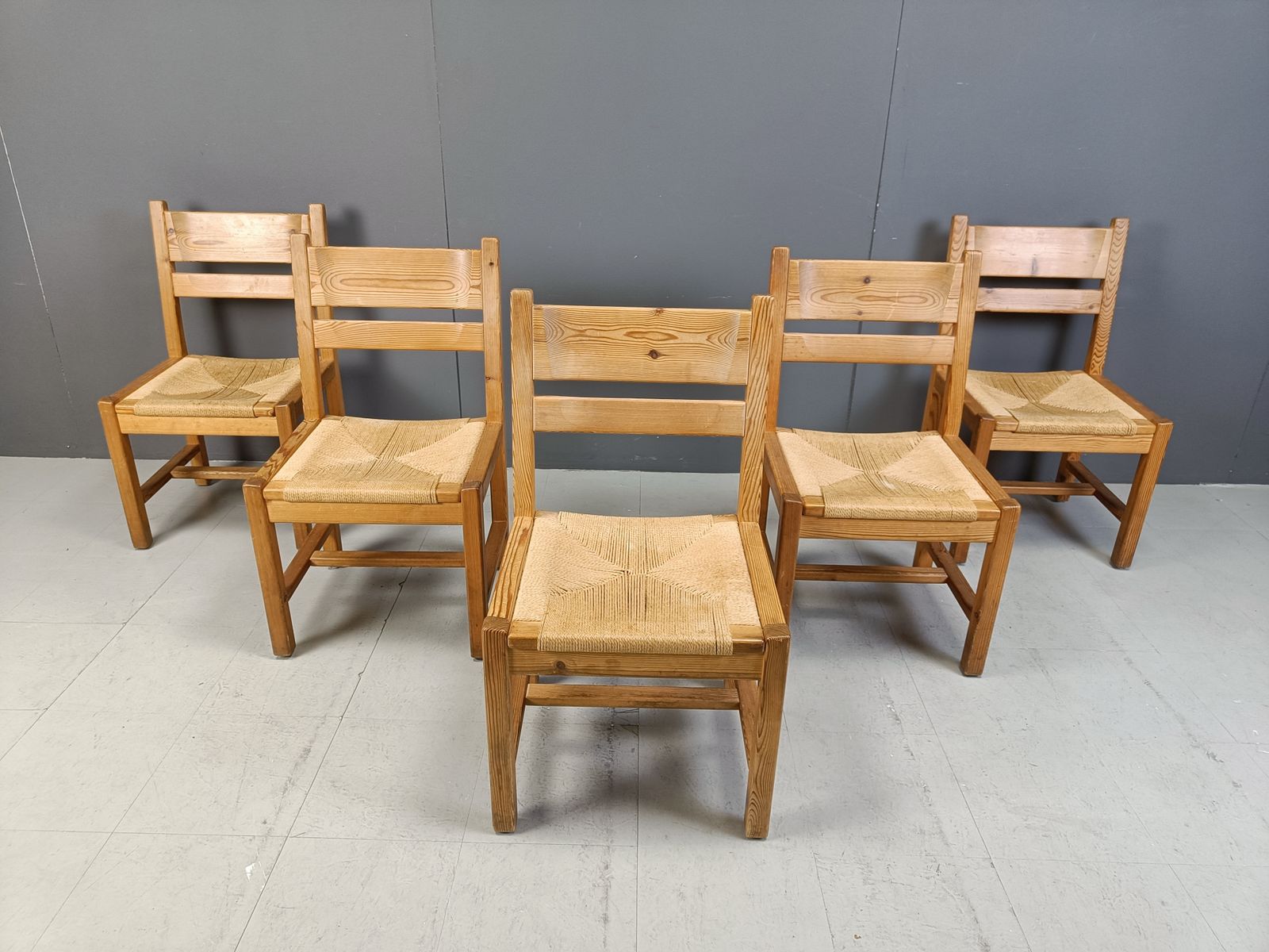 Set Of 5 Scandinavian Dining Chairs By Gm Mobler, 1960s photo furniture