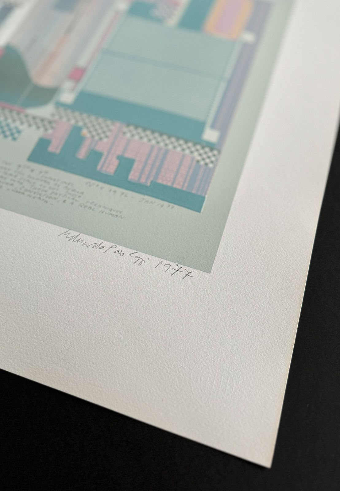 Eduardo Paolozzi   Nettleton, From Calcium Light Night (1977), Signed Print photo furniture