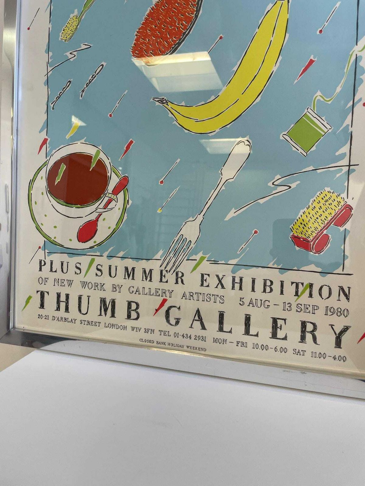 Yvonne Cole And Thumb Gallery Exhibition Poster 1980 photo 117.0