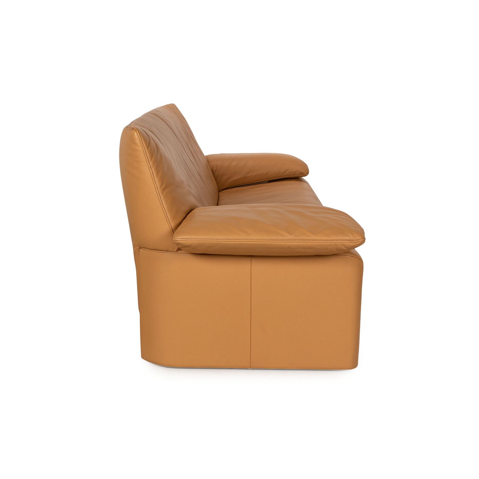 Mobilier Canapé 2 places Jori Linea en cuir marron, fonction manuelle photo