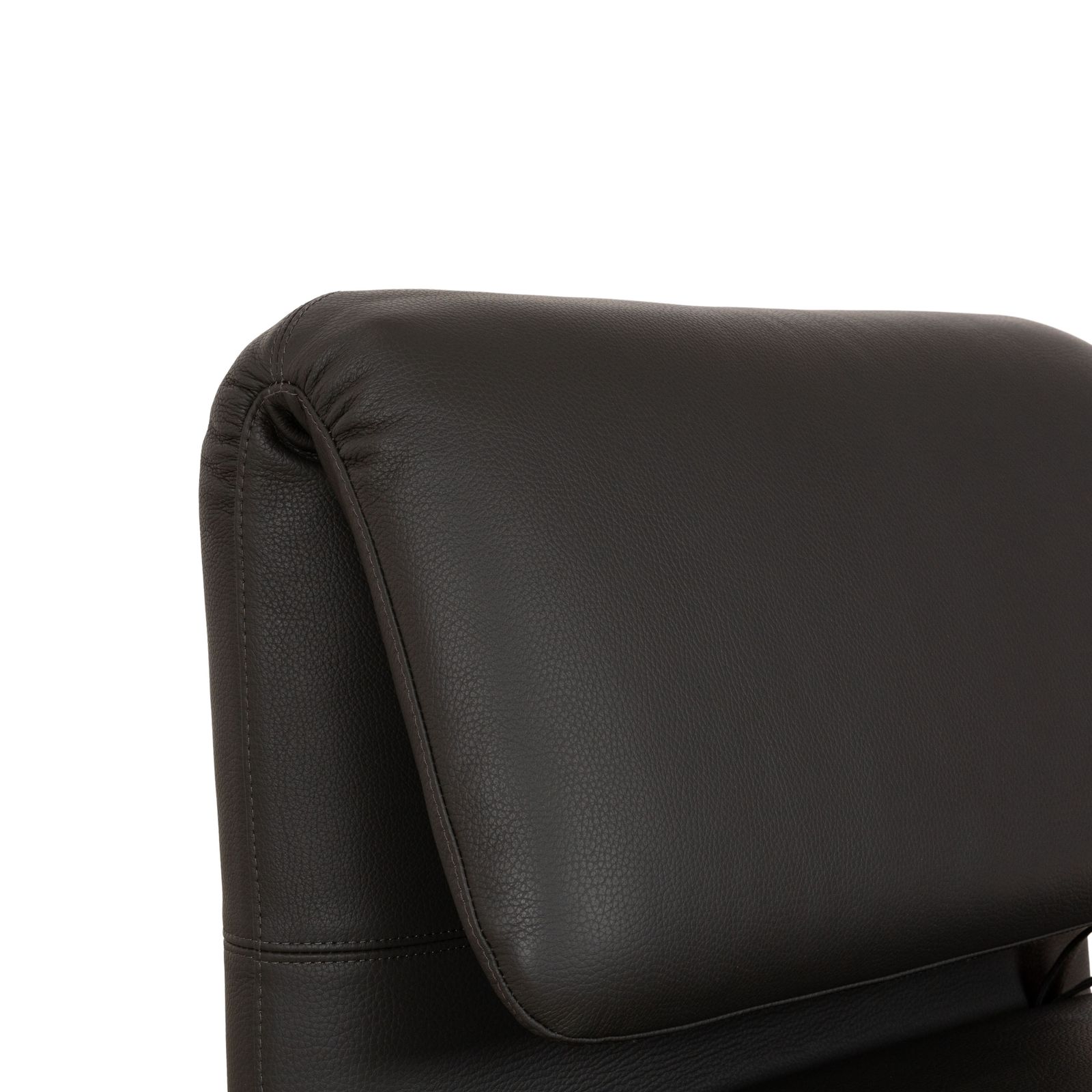 Fauteuil Brühl Roro en cuir gris, fonction manuelle photo for sale