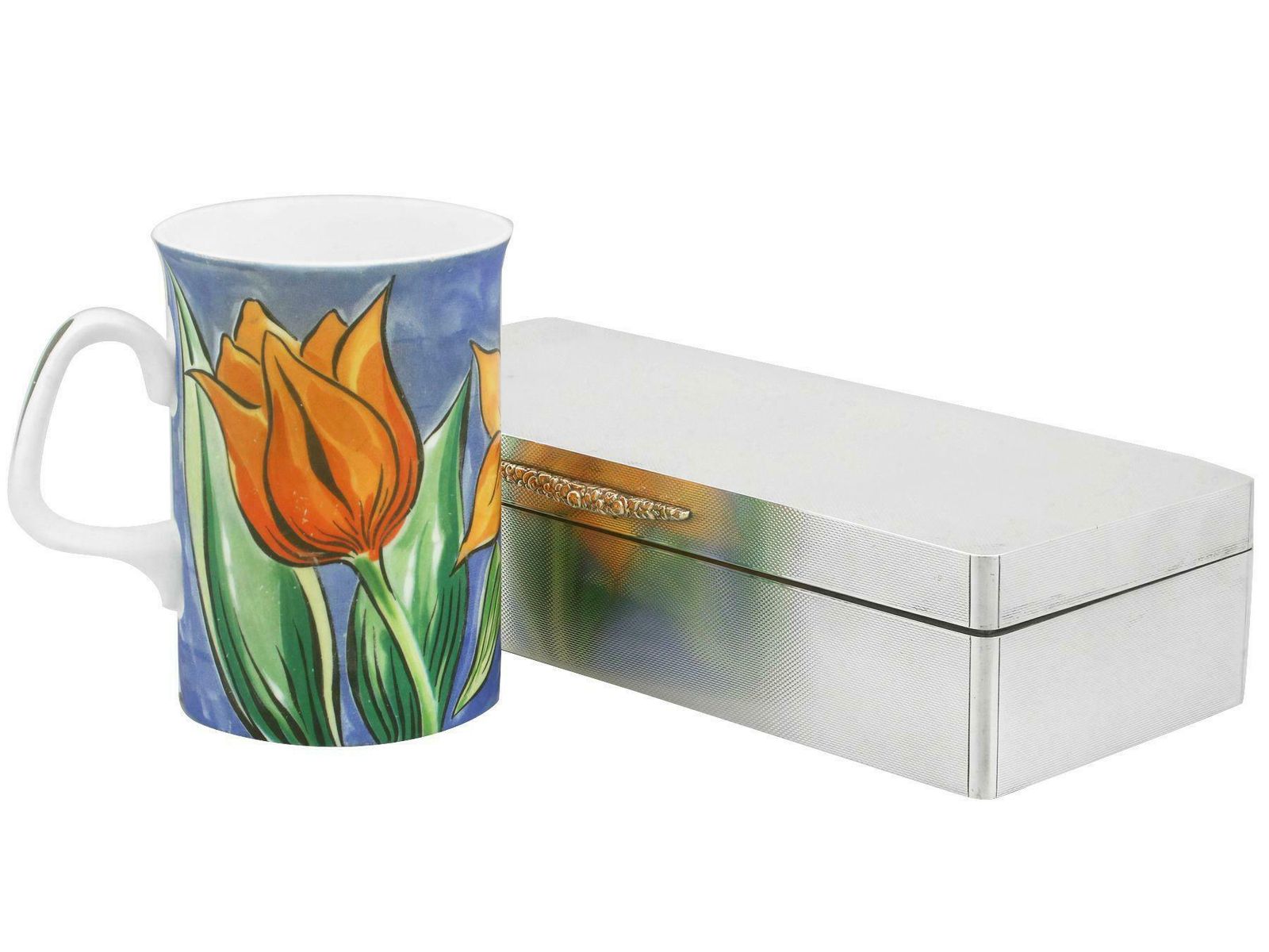 Sterling Silver Jewelry Box By S J Rose & Son photo furniture