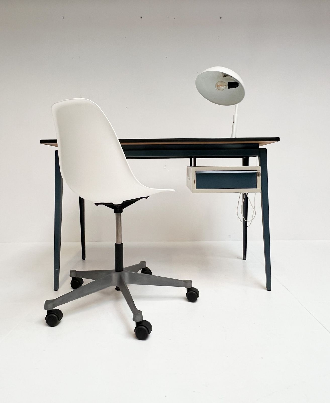 Industrial Metal Desk By Marko, 1960’s photo furniture