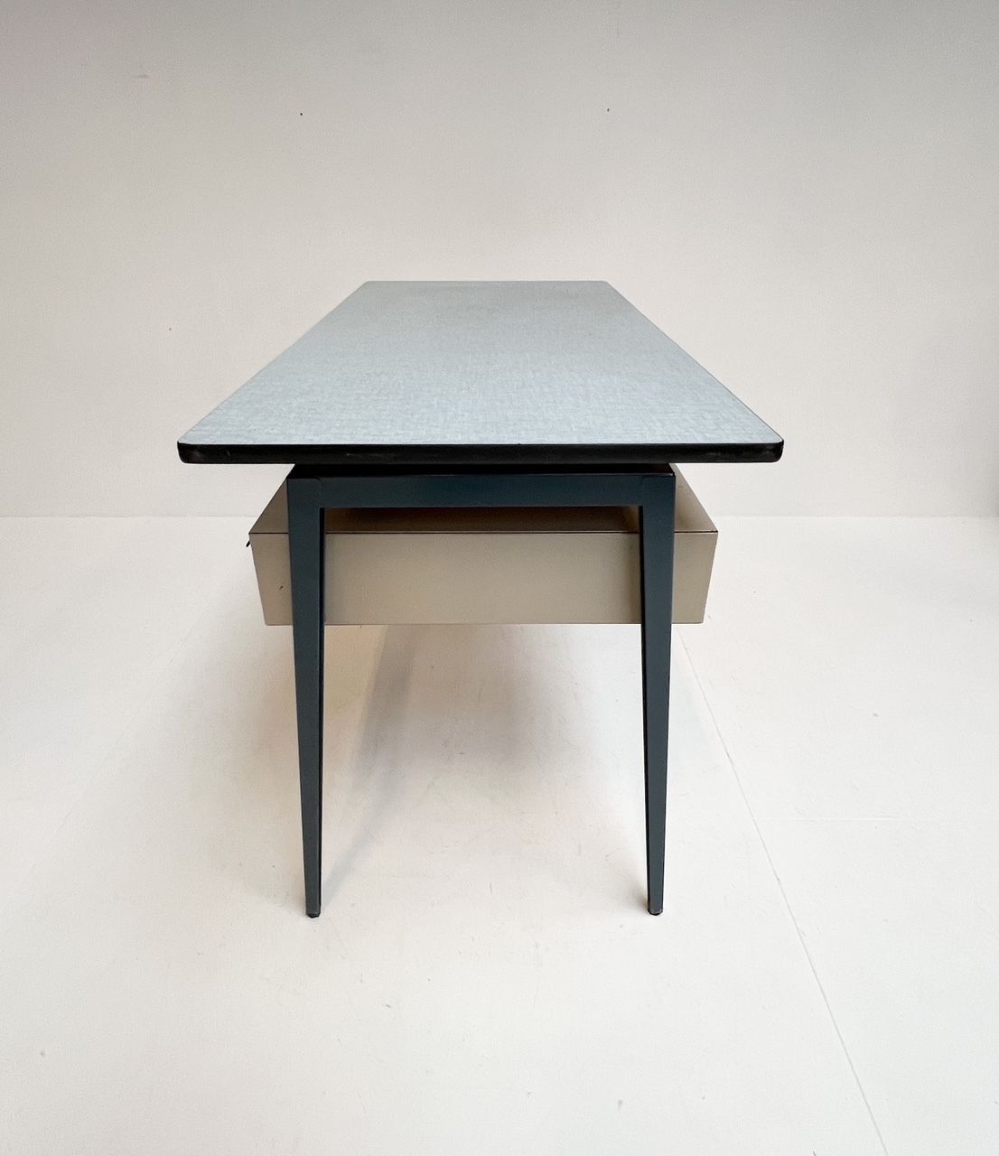 Industrial Metal Desk By Marko, 1960’s photo vintage