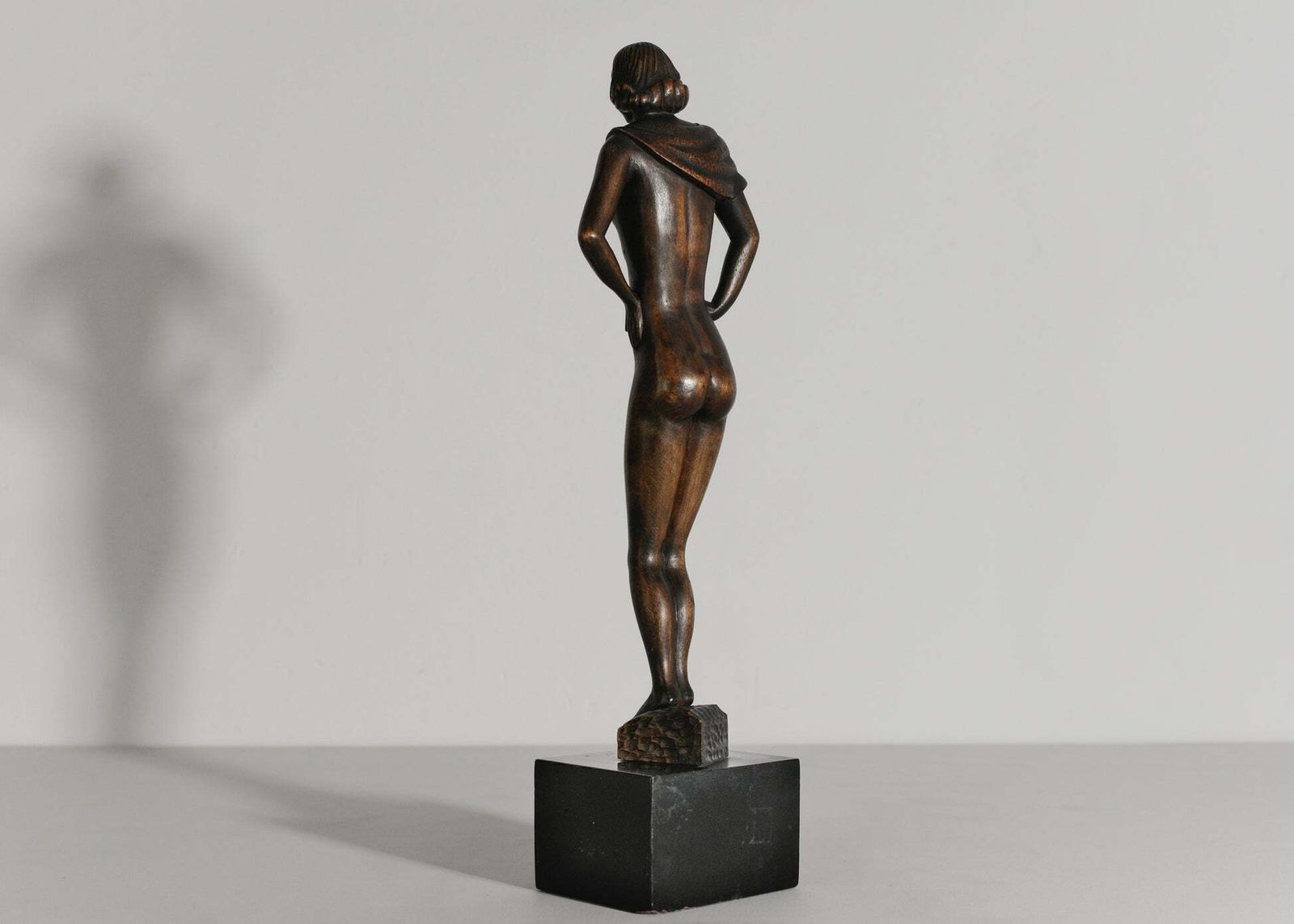 L. Garcia   Monceau   Female Nude With Draped Shawl photo Art