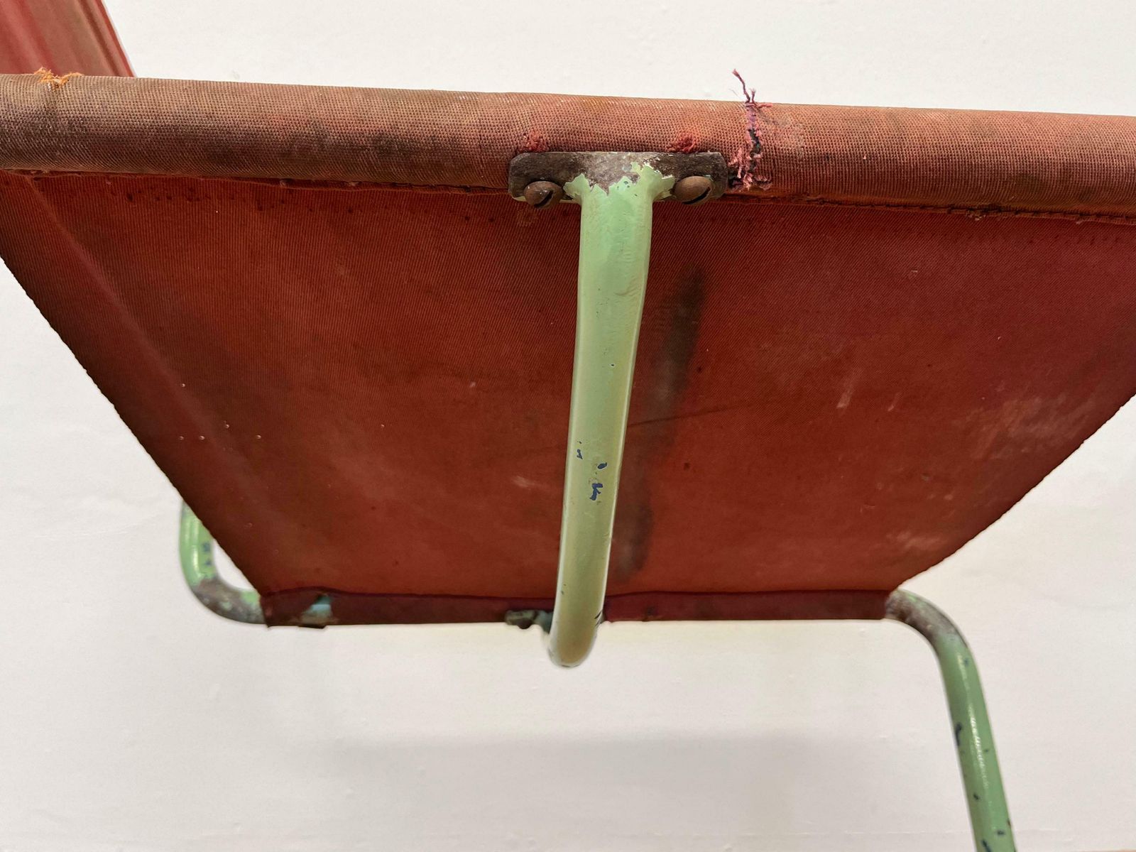 Zeldzame Bauhaus Mart Stam Buisstalen Stoel Van Thonet / Groene Lakafwerking photo buy