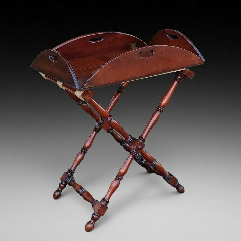 Early 19thc Cuban Mahogany Butler’s Tray photo Furniture