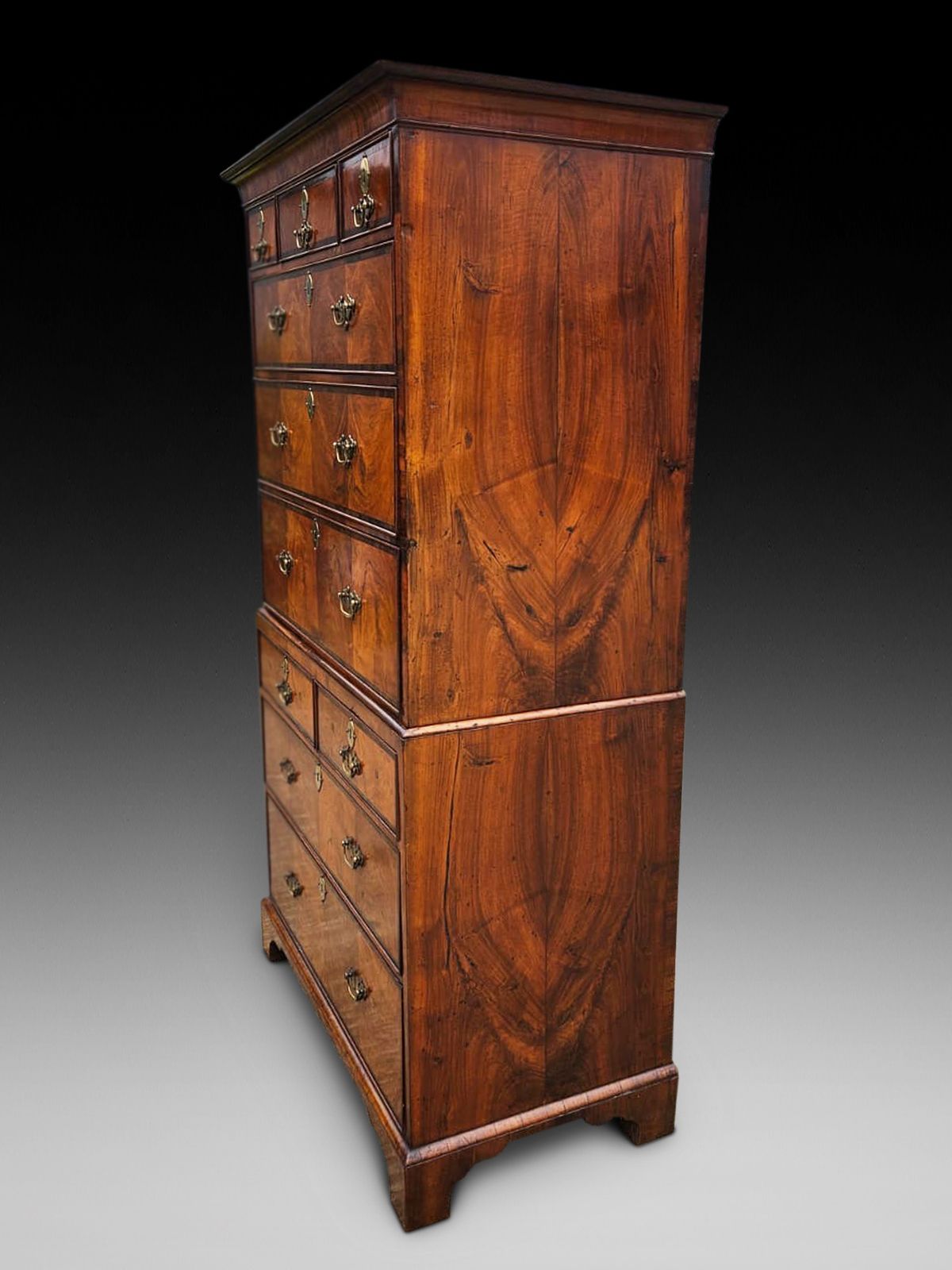 Early Georgian Walnut Chest On Chest photo for sale