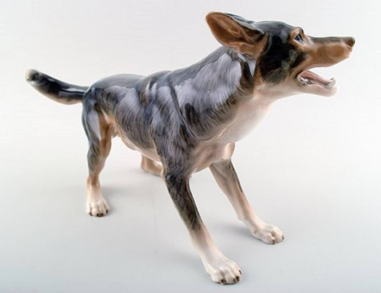 Bing And Grondahl B&G Number 1854 German Shepherd photo furniture