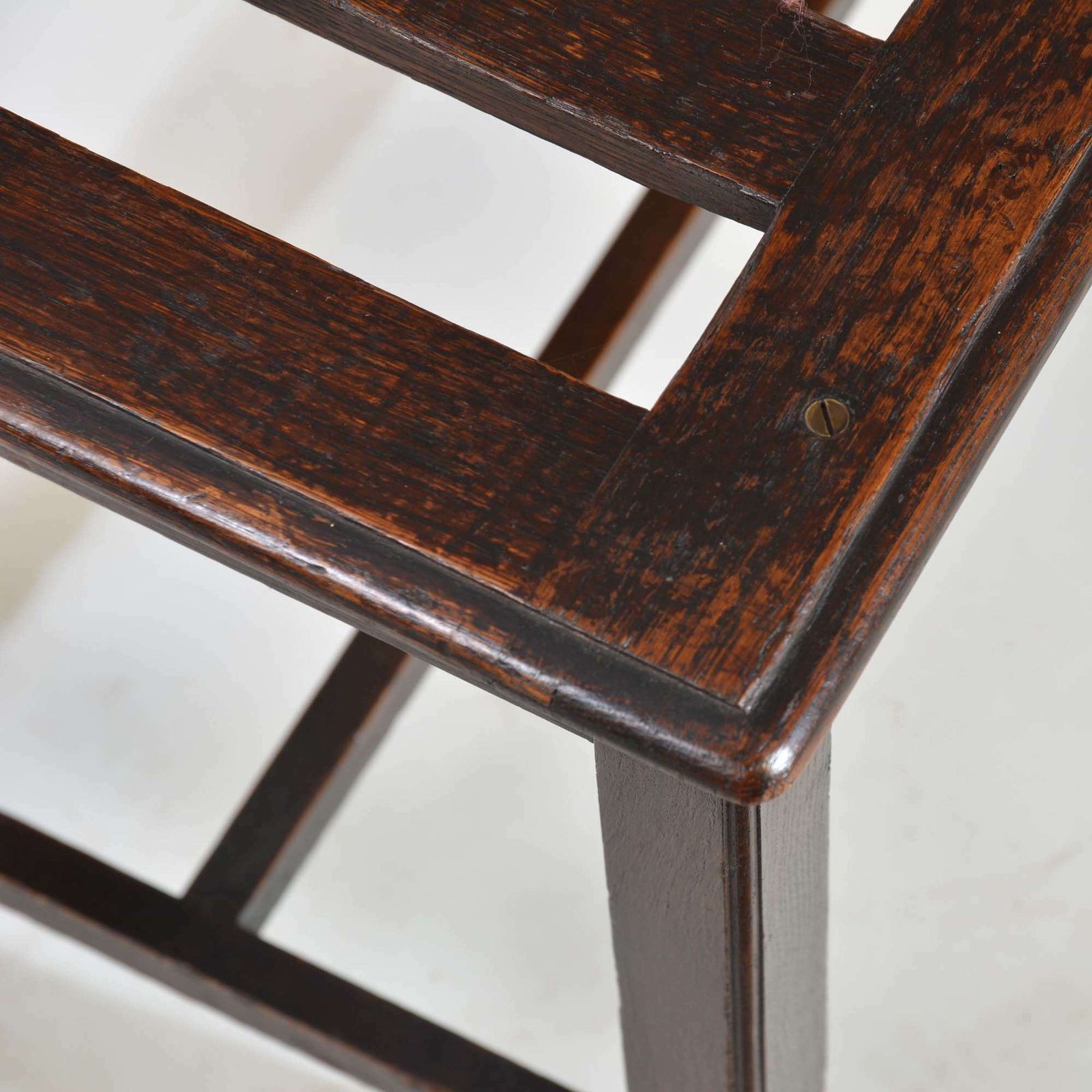 Edwardian Oak Luggage Rack By Waring & Gillow photo for sale