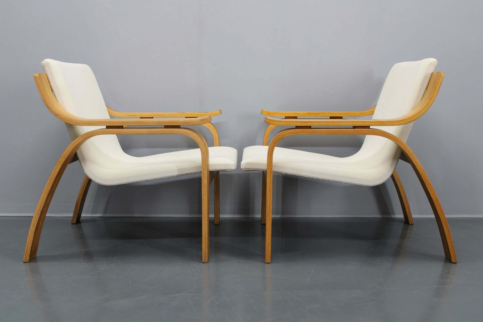 photo vinterior 1970s Pair Of Rare Restored Armchairs In The Style Of Marco Zanuso, Czechoslovak