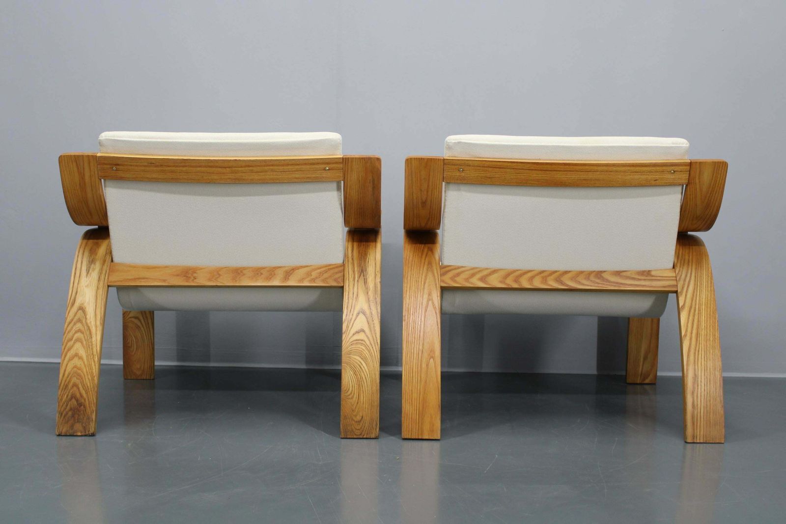 photo buy 1970s Pair Of Rare Restored Armchairs In The Style Of Marco Zanuso, Czechoslovak
